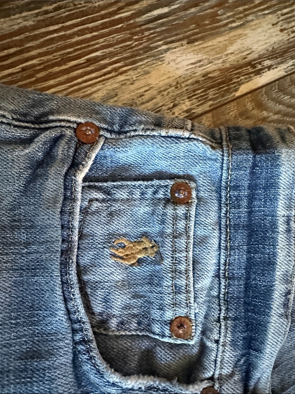 Ralph Lauren Light Blue Denim Women's Shorts - Picture 4 of 7